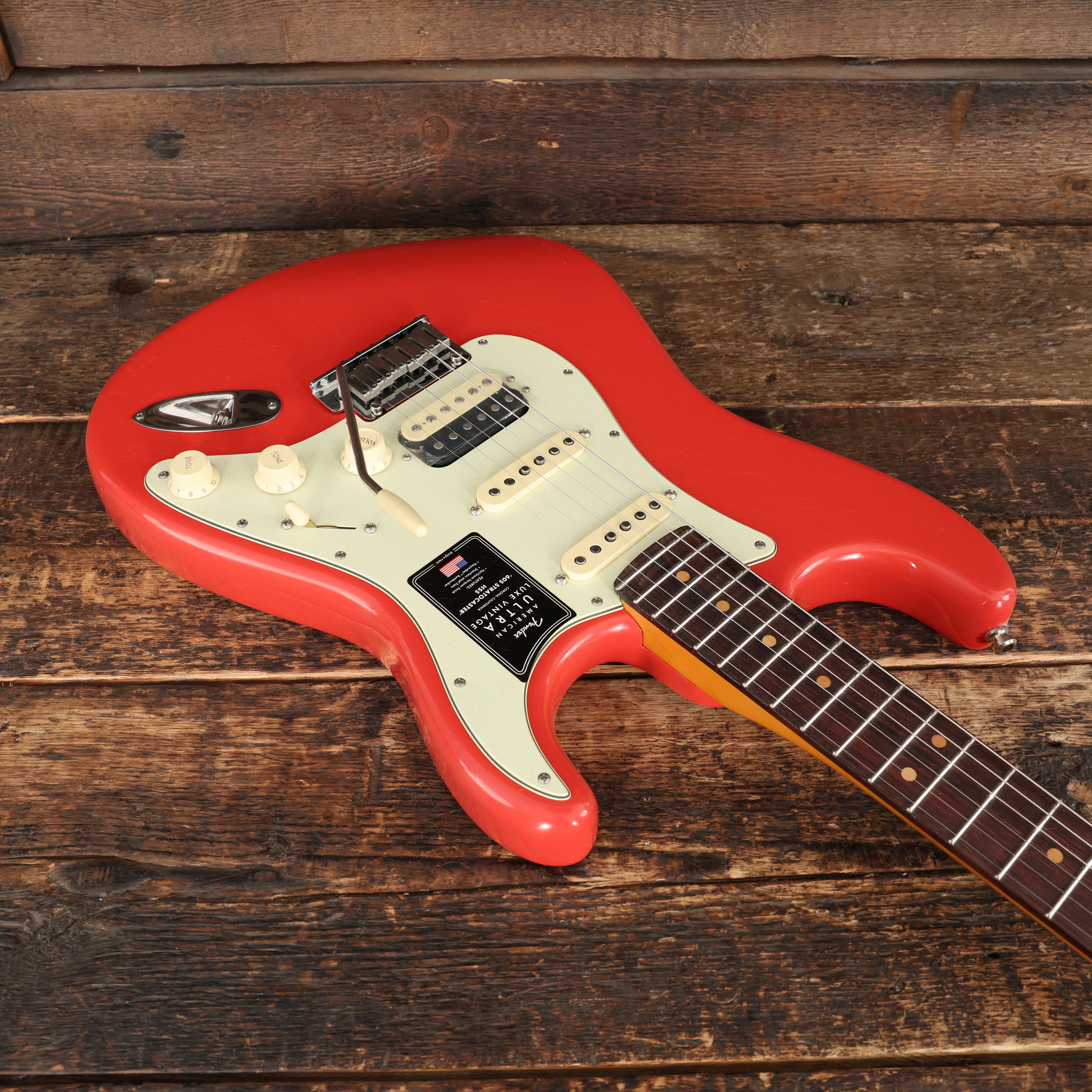 Fender American Ultra Luxe Vintage '60s Stratocaster HSS in Fiesta